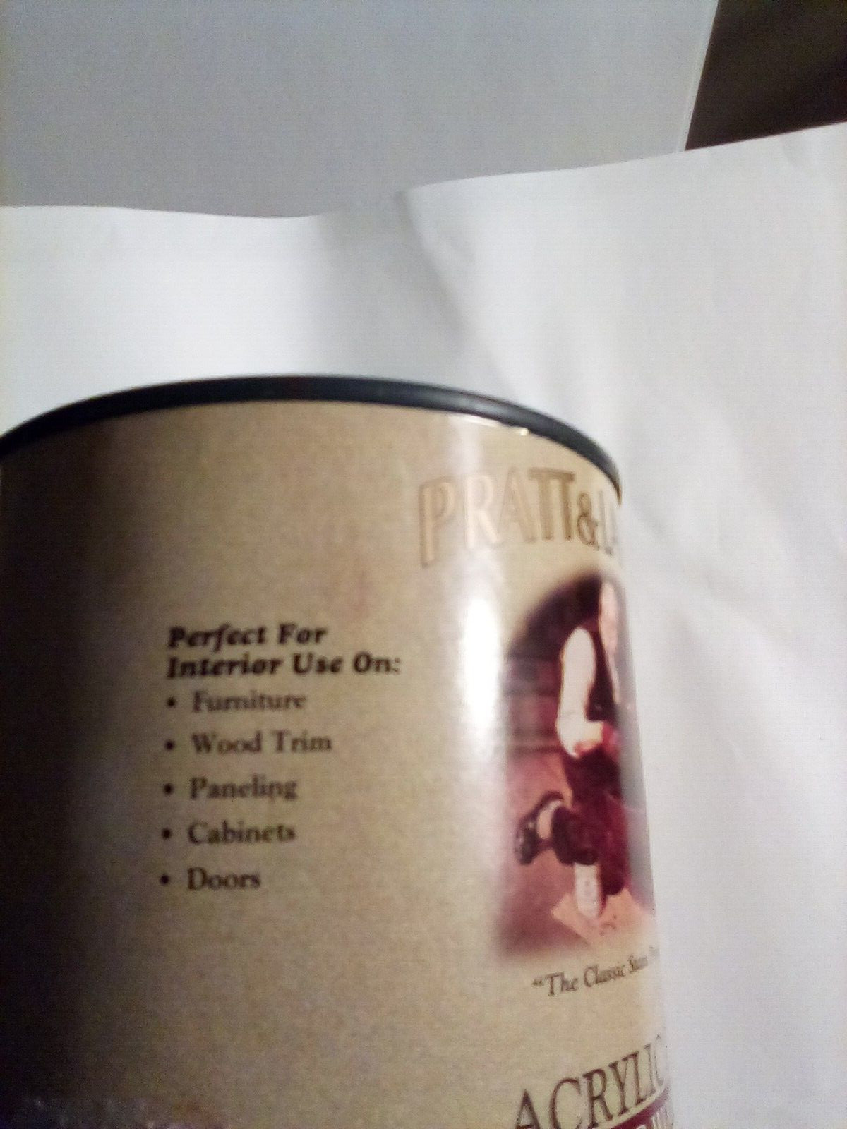 Pratt & Lambert Acrylic Latex Interior Wood Stain REDWOOD FREE SHIPPING