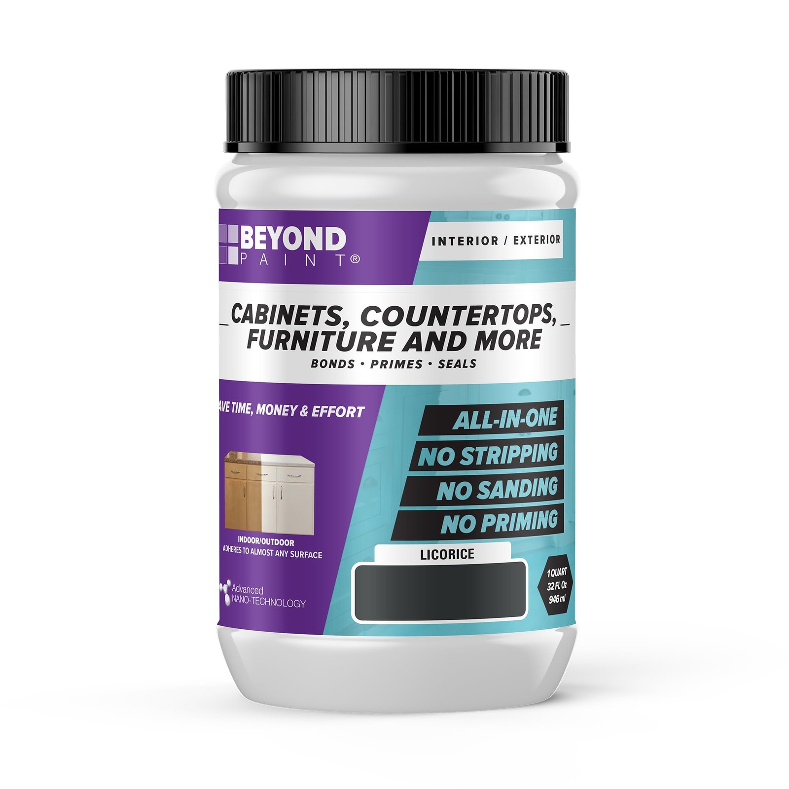 Beyond Paint – Furniture Cabinets And More All-In-One Refinishing Paint Quart-