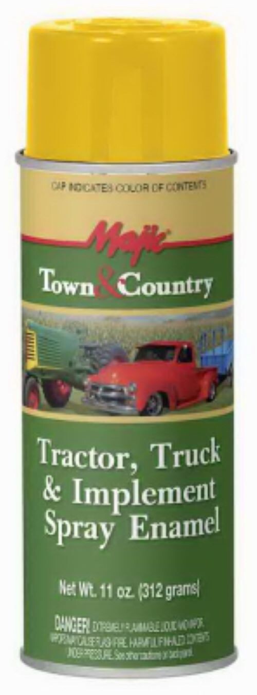 Town & Country 8-20952-8 Majic Tractor Truck & Implement Yellow Spray Paint