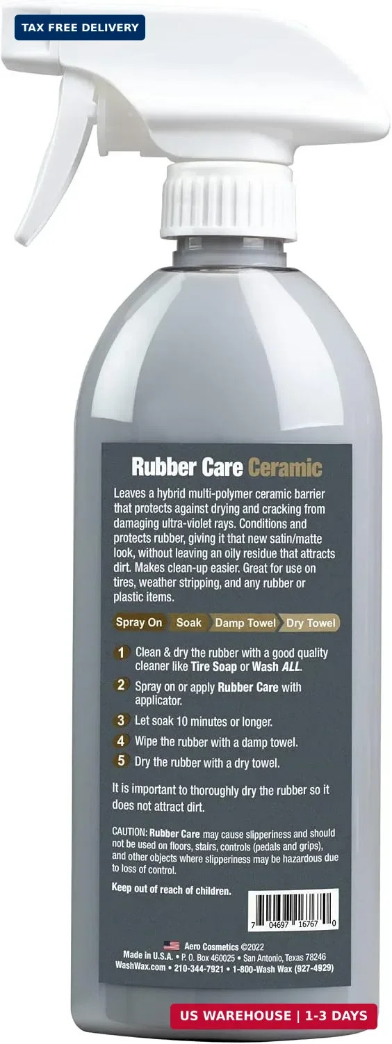 Ceramic Tire Dressing Protector, No Tire Shine, No Dirt or Brake Dust Attracting