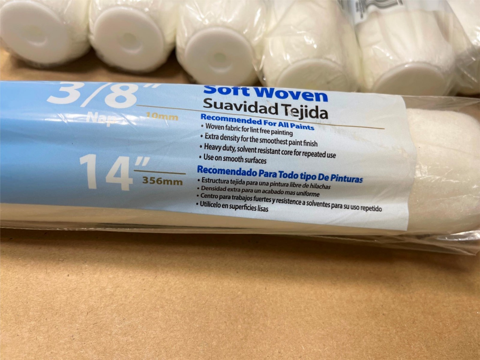 12 Pack Sherwin Williams Contractor Series 14″ Paint Rollers 3/8″ Nap Lint Free