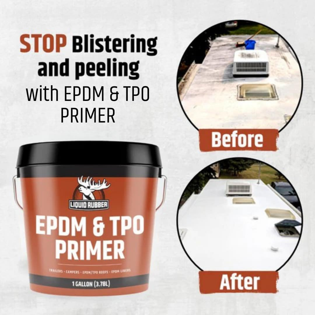 EPDM and TPO Primer – High-Performance Basecoat for RV, Camper and Trailer Roof