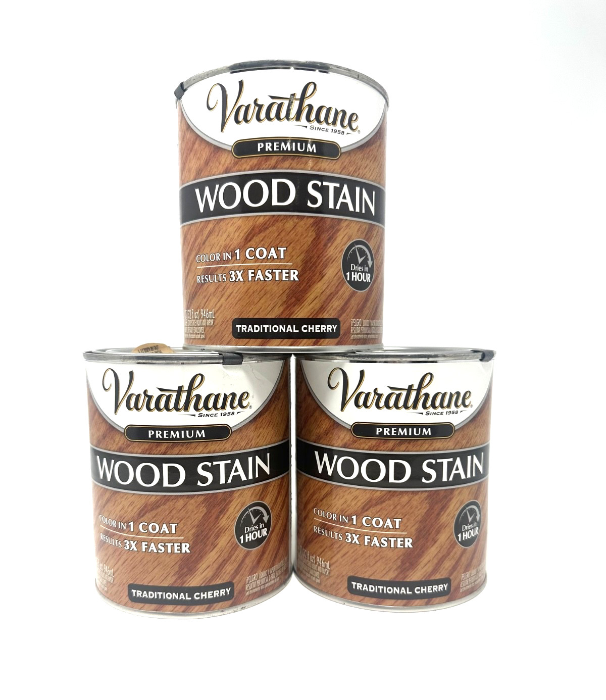 Varathane Wood Stain Kona 1 Qt 32oz Interior Wood Finish Stain – 3 Pack New