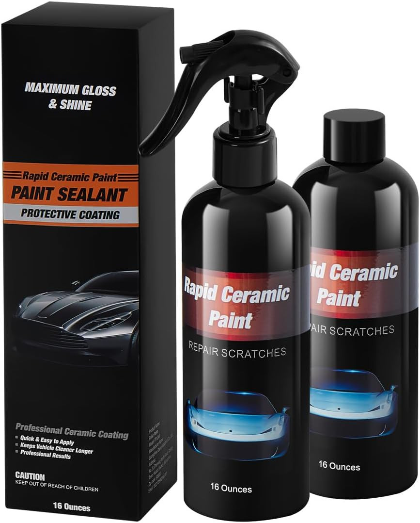 Rapid Ceramic Paint Sealant Protective Coating Spray 16 oz Maximum Gloss & Shine