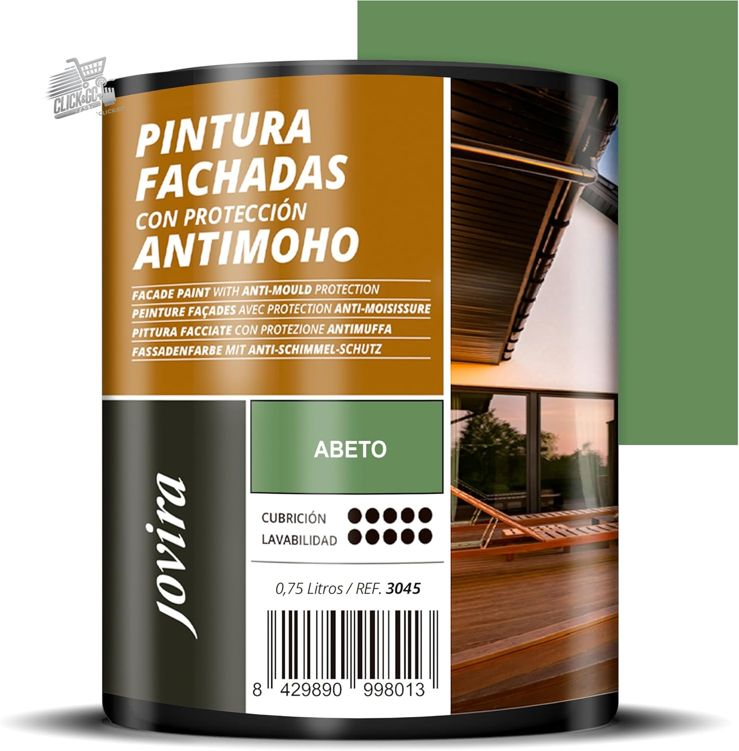 4L Interior Outdoor Waterproof Water Repellent Waterproof Facade Paint