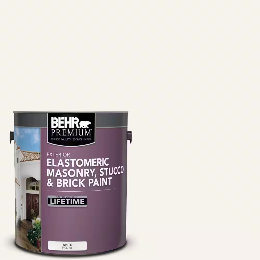 1 Gal. Elastomeric Masonry, Stucco and Brick Exterior Paint