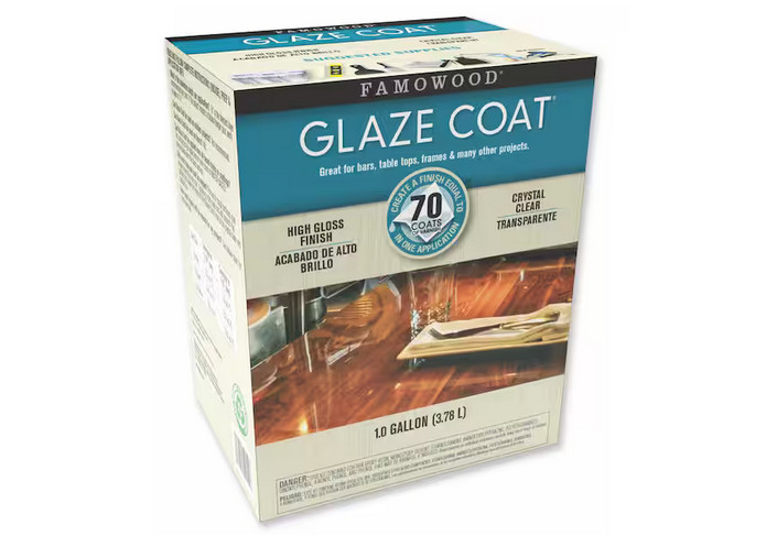 FAMOWOOD 1 gal. Glaze Coat Clear Epoxy Kit