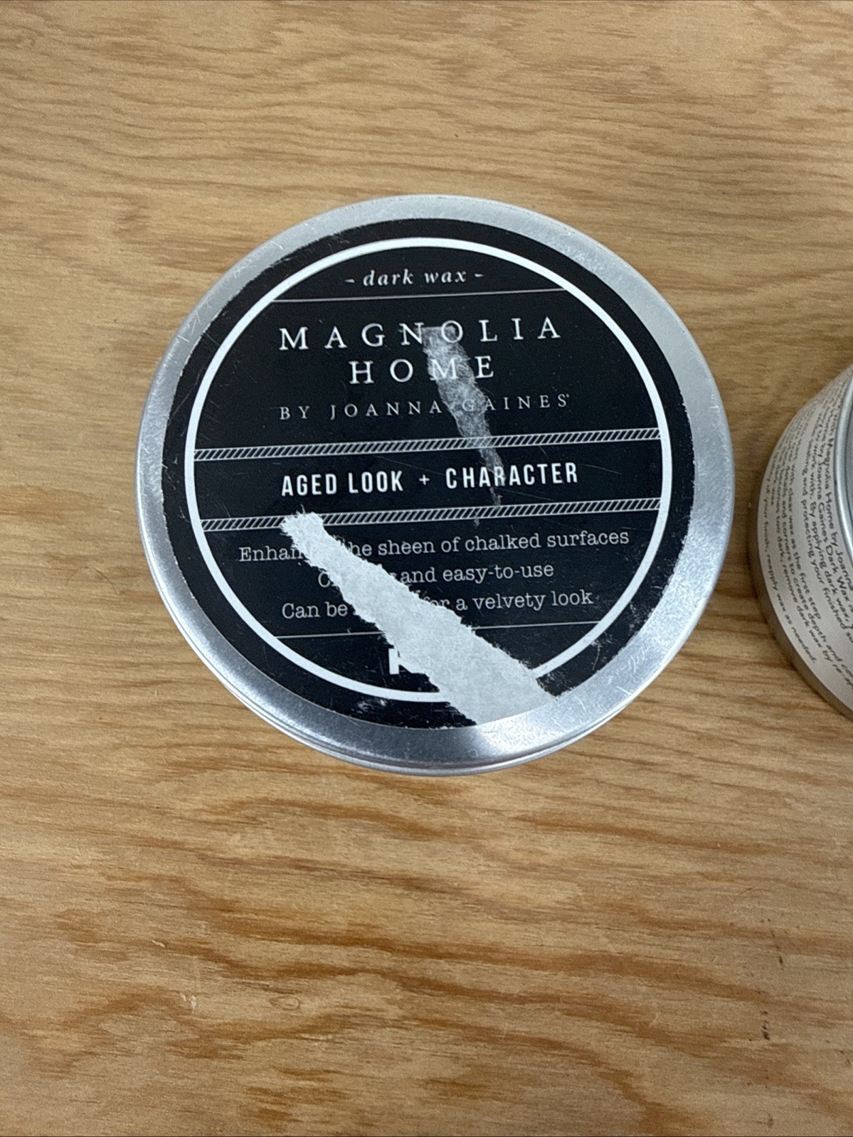 2x New Magnolia Home by Joanna Gaines Aged Look Dark Wax Kilz Chalk 5.7 Oz