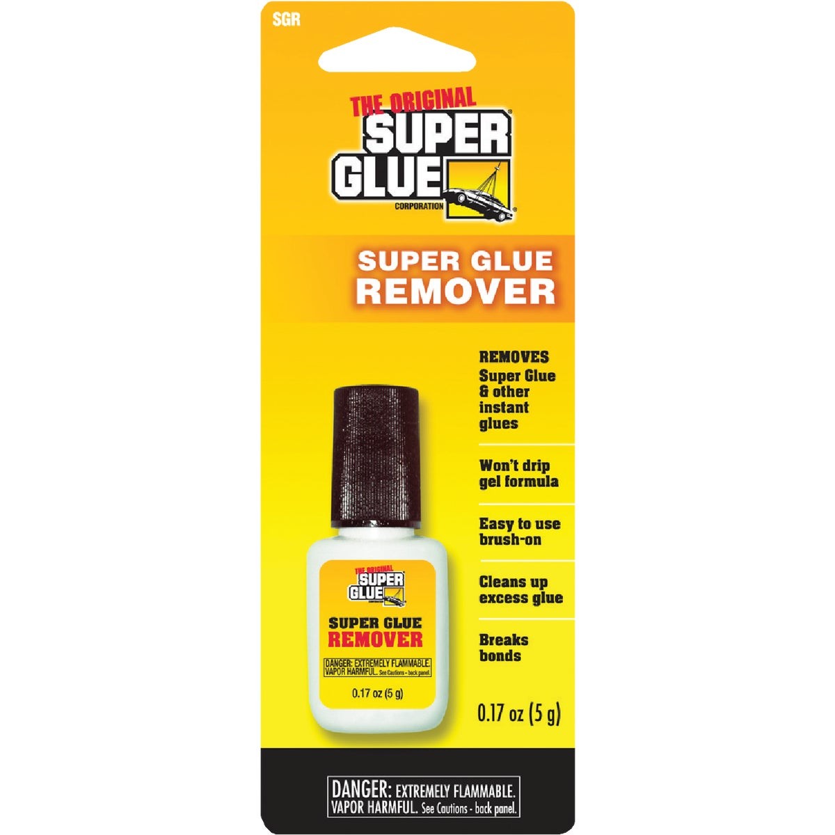 The Original 0.17 Oz. Super Glue Remover SGR Super Glue SGR 073754300030