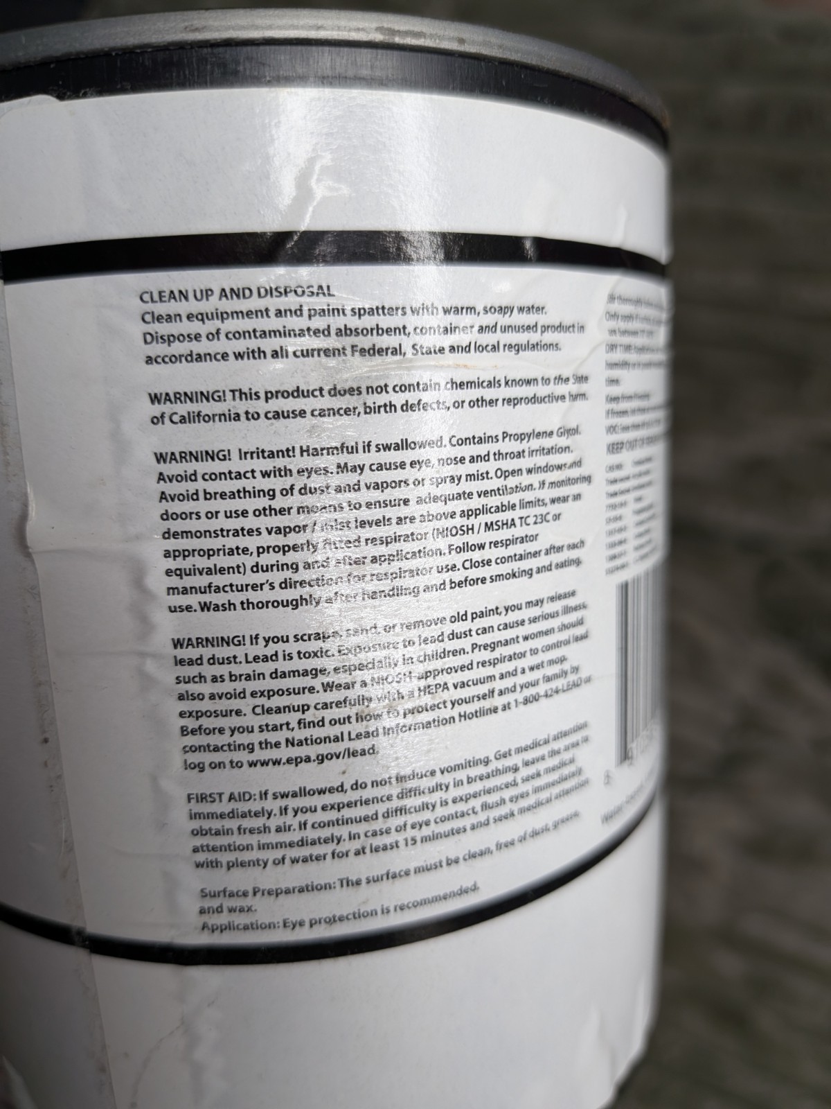 Water based Acrylic Cabinet Paint Brown Chocolate Nuvo Cocoa Couture Quart