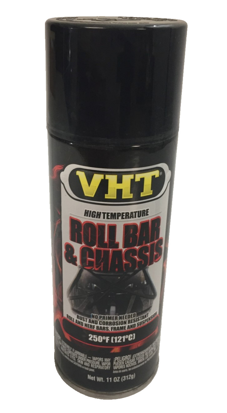 VHT Roll Bar & Chassis Dupli Gloss Black Color AEROSOL Paint 11oz