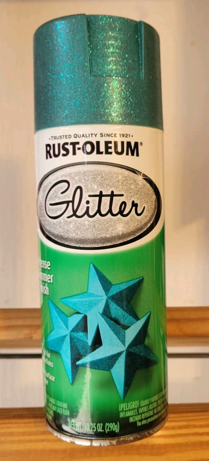Rustoleum Specialty Glitter Turquoise Spray Paint Multi-Surface Craft Hobby