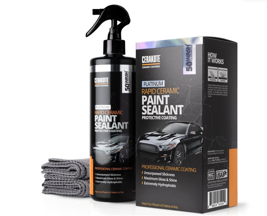 Cerakote Platinum Rapid Ceramic Paint Sealant Kit 12oz
