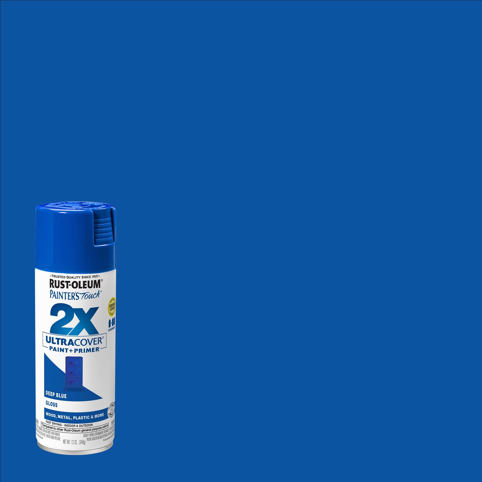 Rust-Oleum 249114 Painter’s Touch 2X Ultra Cover, 12 Ounce (Pack of 1), Gloss