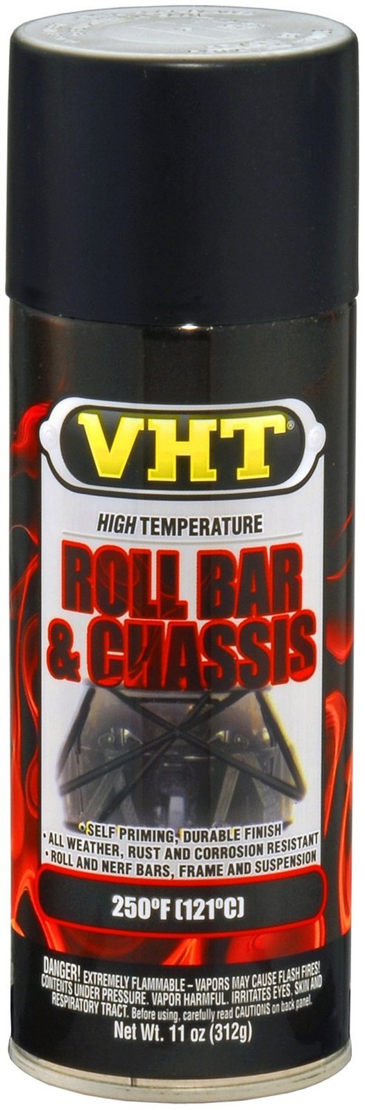 VHT SP671 Roll Bar and Chassis Paint – Satin Black Spray Paint – 11