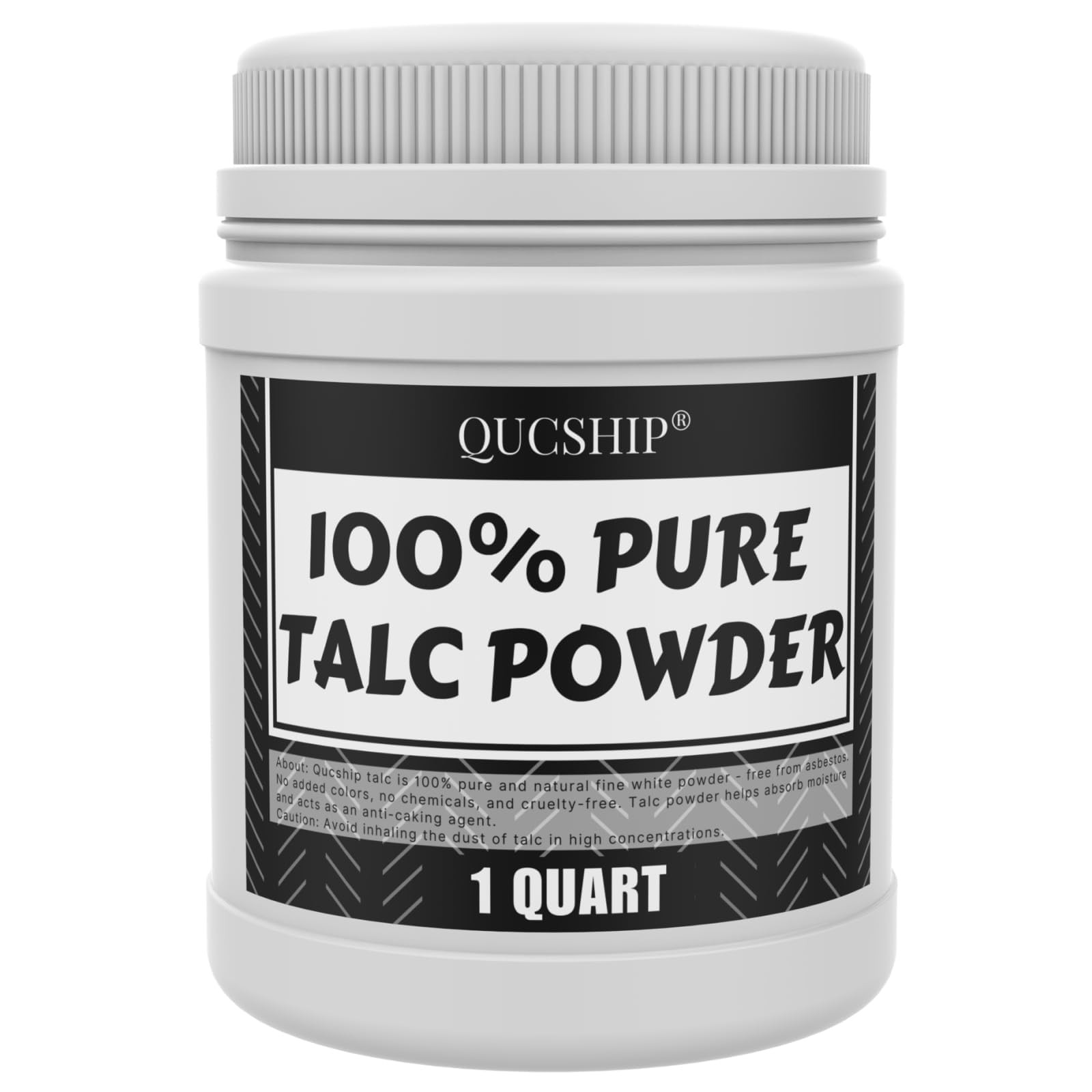 Qucship Ultra-Pure, Fine Talc Powder, Odorless & 38 Ounce (Pack of 1)