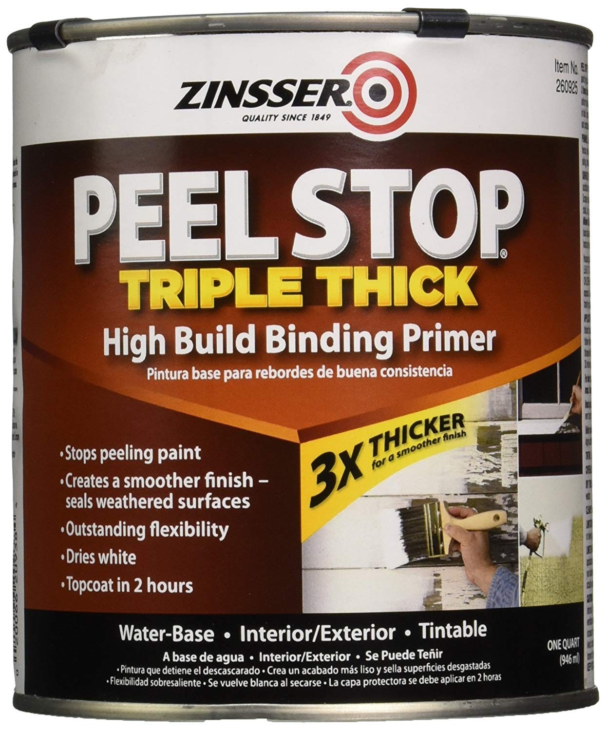 Zinsser Peel Stop Triple Thick Interior/Exterior High Build Binding Primer – 1