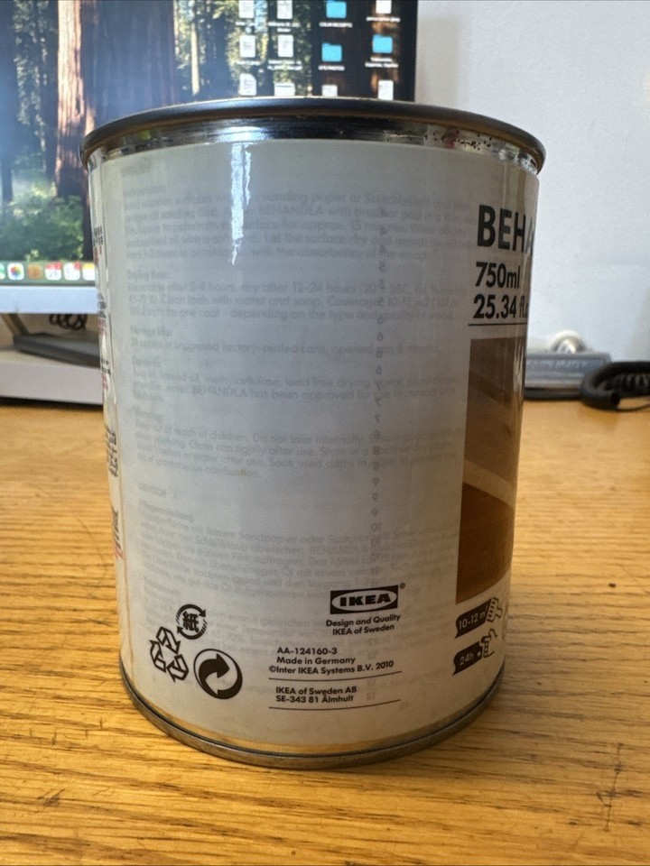IKEA BEHANDLA Antique Wood Stain 750ml – Discontinued – Unopened