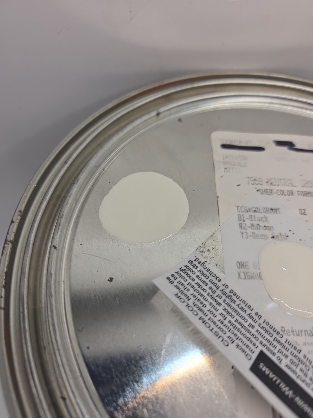 1 Gallon Sherwin Williams Emerald Interior Matte Color 7568 Neutral Ground
