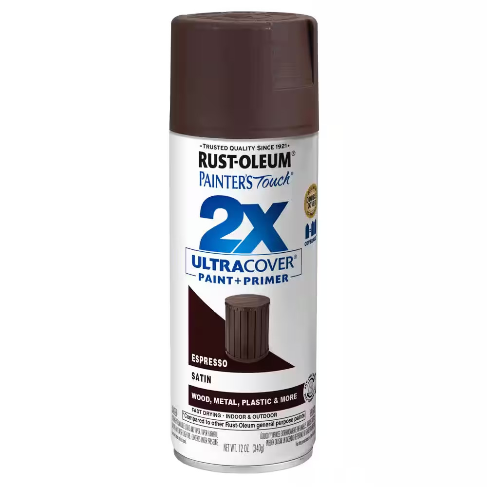 12 Oz. Satin Espresso General Purpose Spray Paint