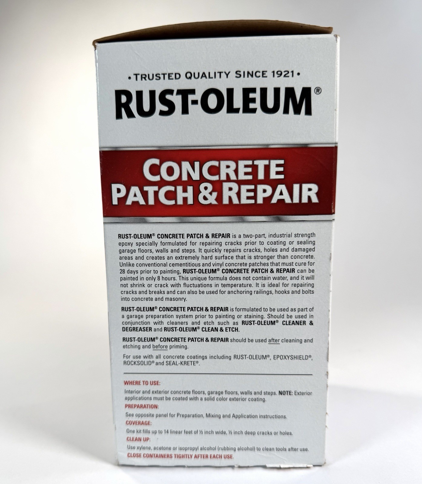 Rust-Oleum Concrete Patch & Repair #1 Trusted Brand, Concrete Floor Repair- 24oz