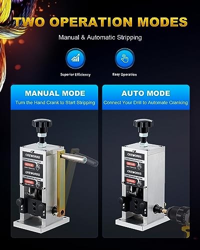 Manual Wire Stripper Machine, 0.06″-1″ Wire Stripping Machine, Wire WSMSD2501