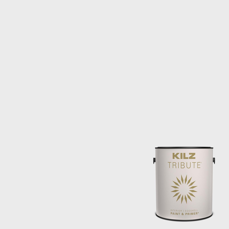 Kilz Tribute Paint Premiumr Interior Eggshell Contemporary White 1 Gallon