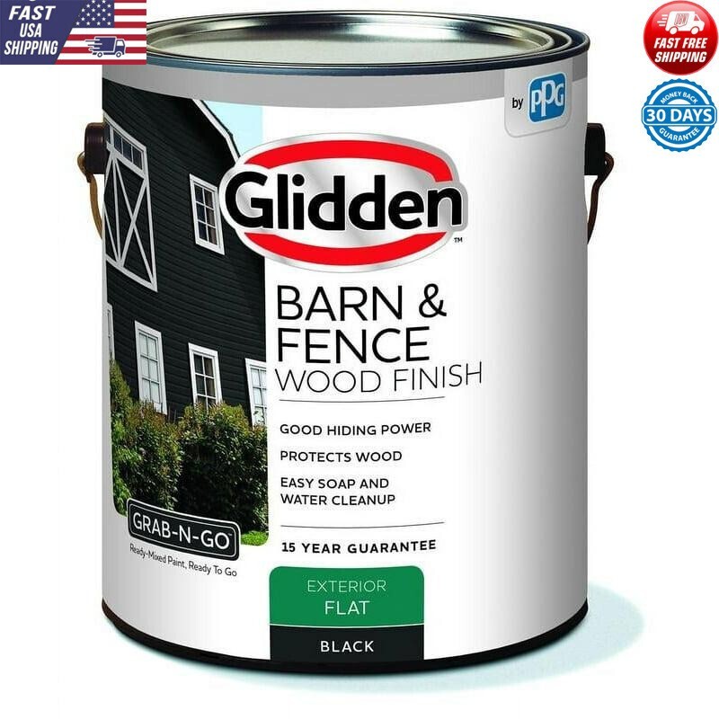 1 Gallon Ready-mixed Liquid Exterior Paint Mildew-Resistant Good Hiding Power US