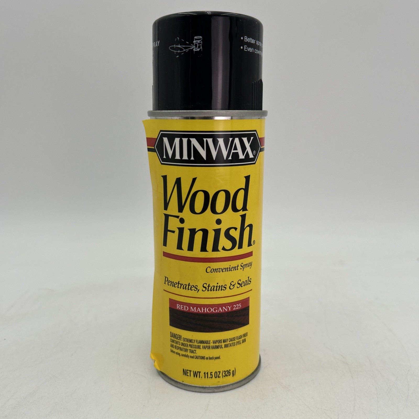 Minwax Wood Finish Aerosol Penetrating Stain Spray Red Mahogany 225 11.5 Oz Can