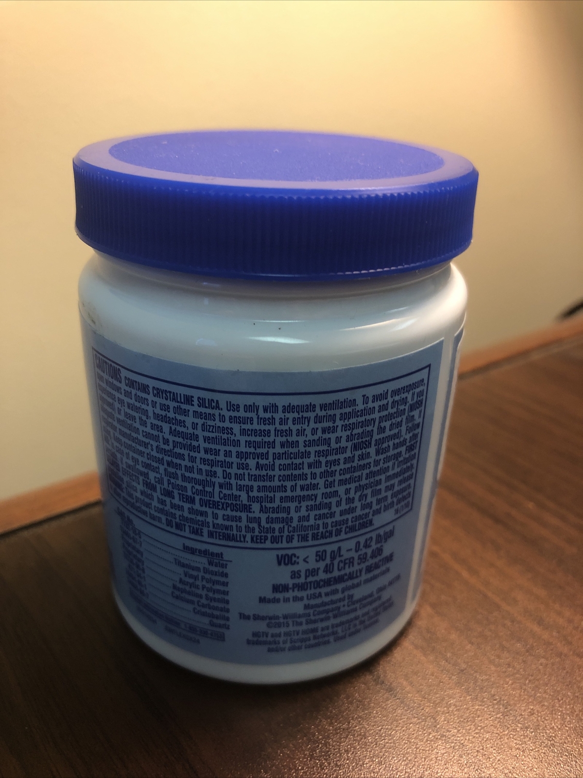 Sherwin Williams HGTV Paint Color Sample Satin – Swimming 6764 Blue 7.75 FL Oz