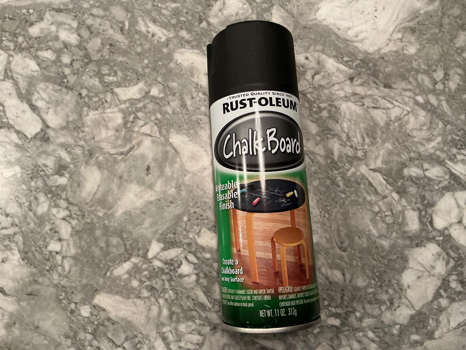 Rust-Oleum Specialty Paint 1913830 Chalkboard Spray, Black, 11 Ounce (NEW)