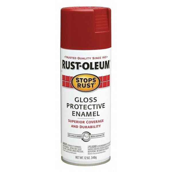 Rust-Oleum Spray Paint, Regal Red, Gloss, 12 oz 7765830