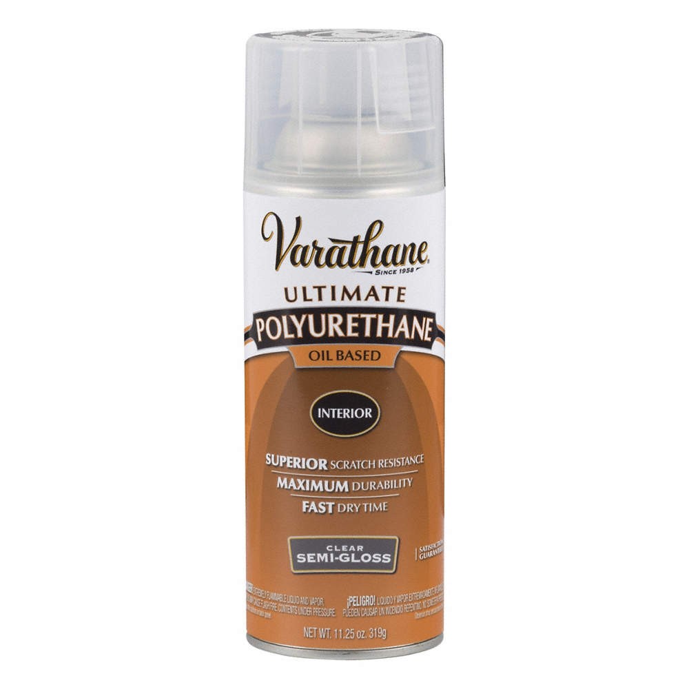 RUST-OLEUM 6081 Polyurethane Spray,Clear,11.25 oz 1TBH7