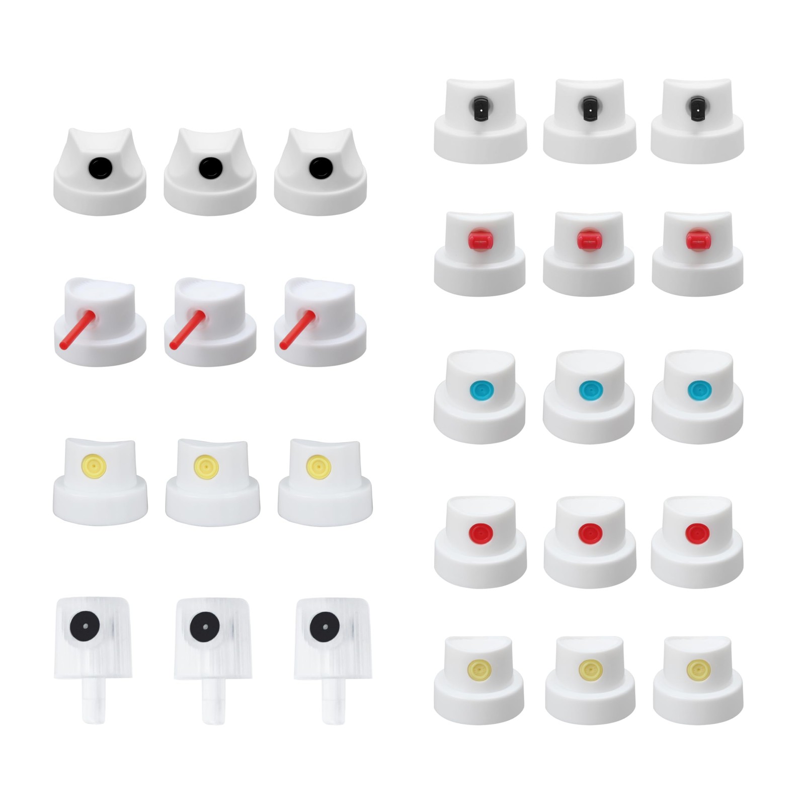 27Pack Spray Can Nozzle Universal Spray Paint Nozzles for Cans Bottle
