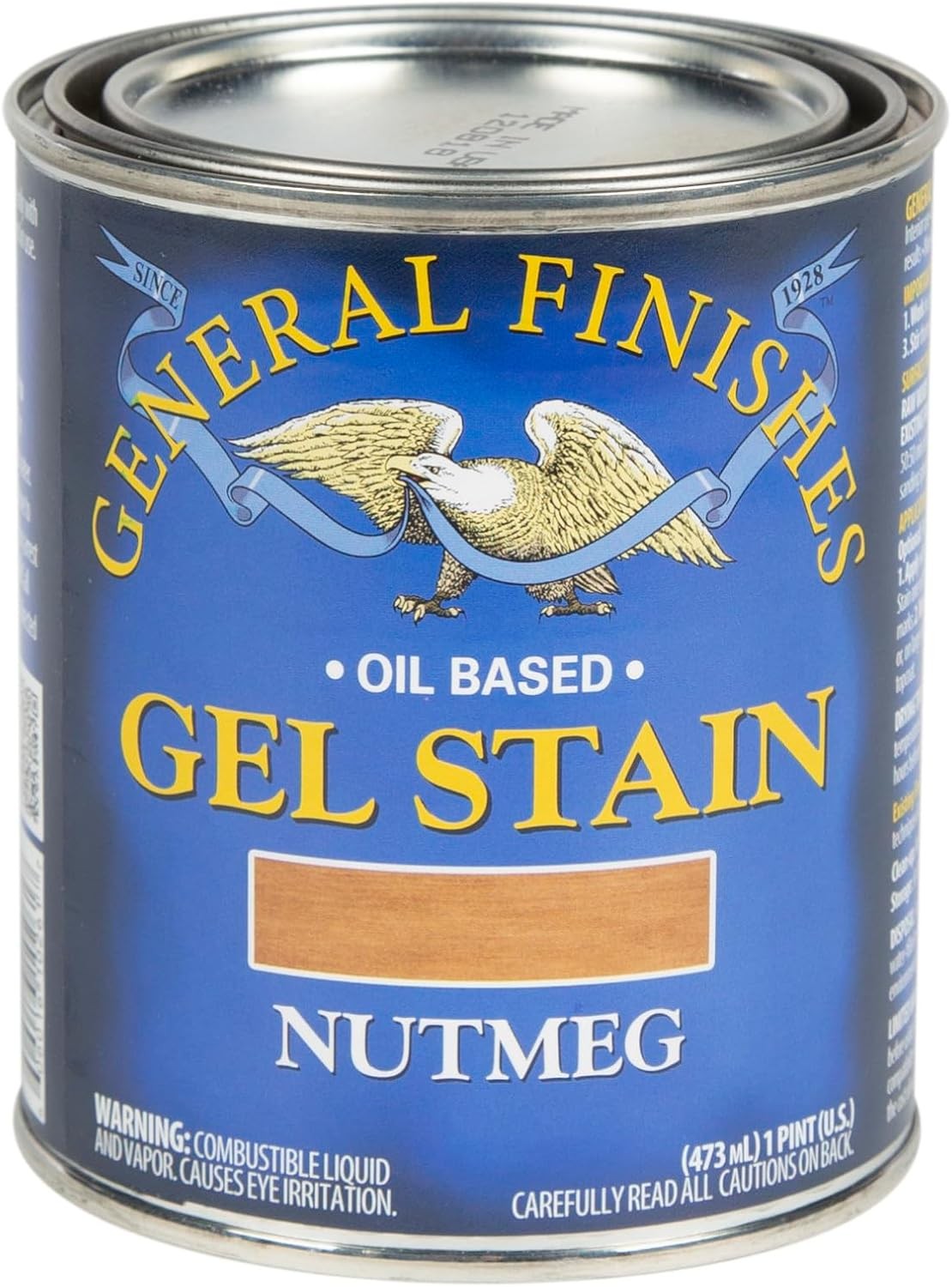 Oil Base Gel Stain 1 Pint Nutmeg