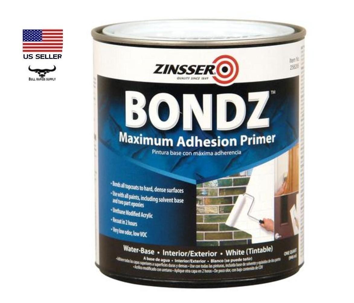 Zinsser Bondz Interior/Exterior Maximum Adhesion Primer – 1 qt.