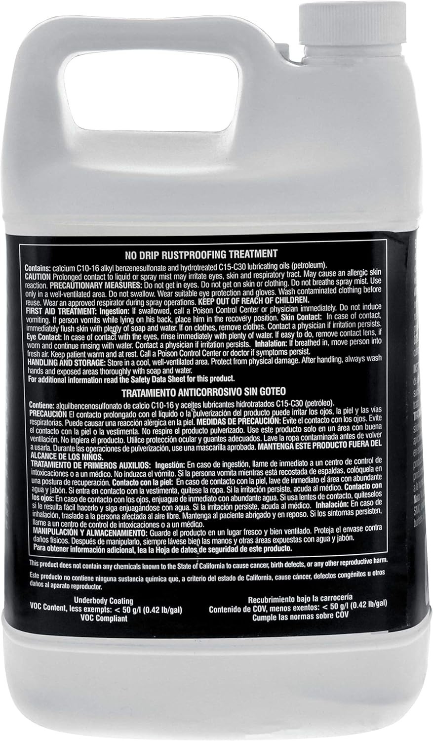 1 Gallon Rust Prevention Coating – Barrier Bond No-Drip Undercoating Gel