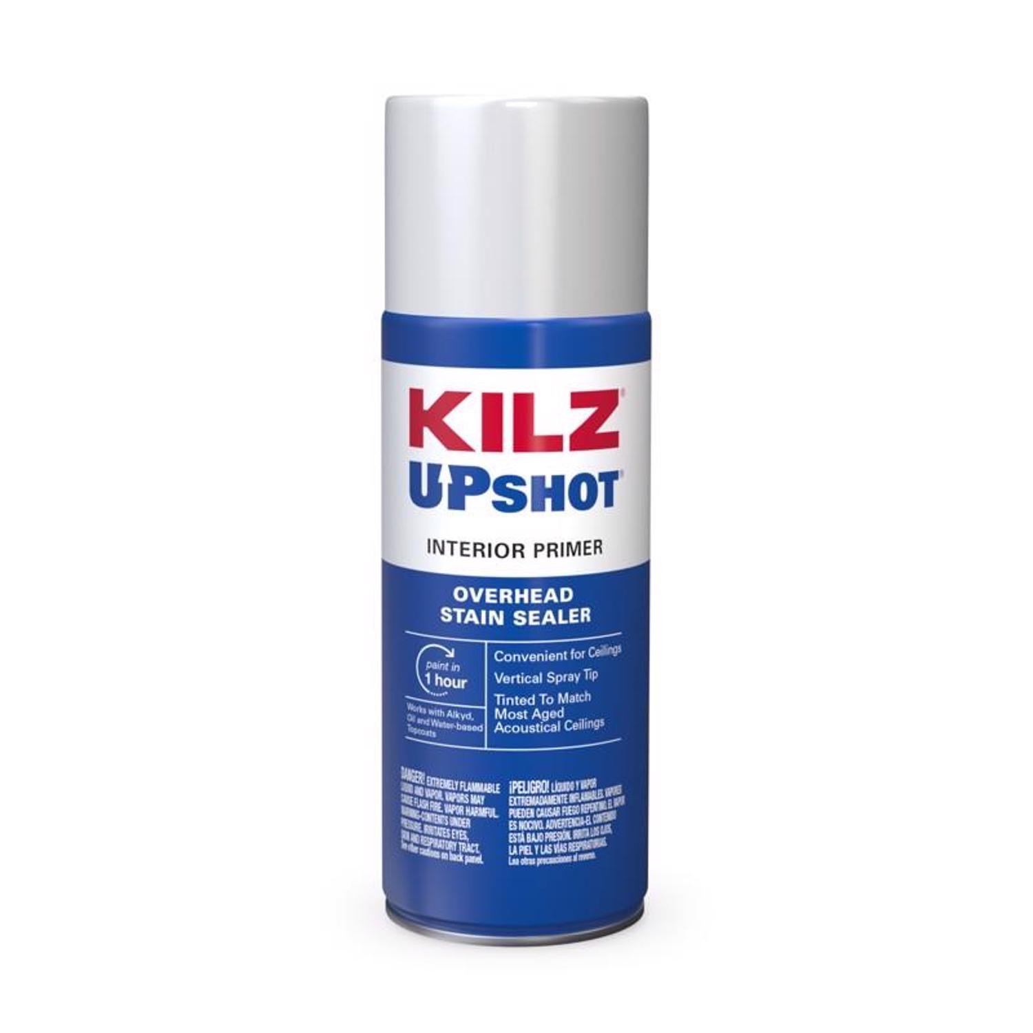 KILZ 10007 White Solvent Scent Oil Base Stain Sealer 10 oz. (Pack of 12)