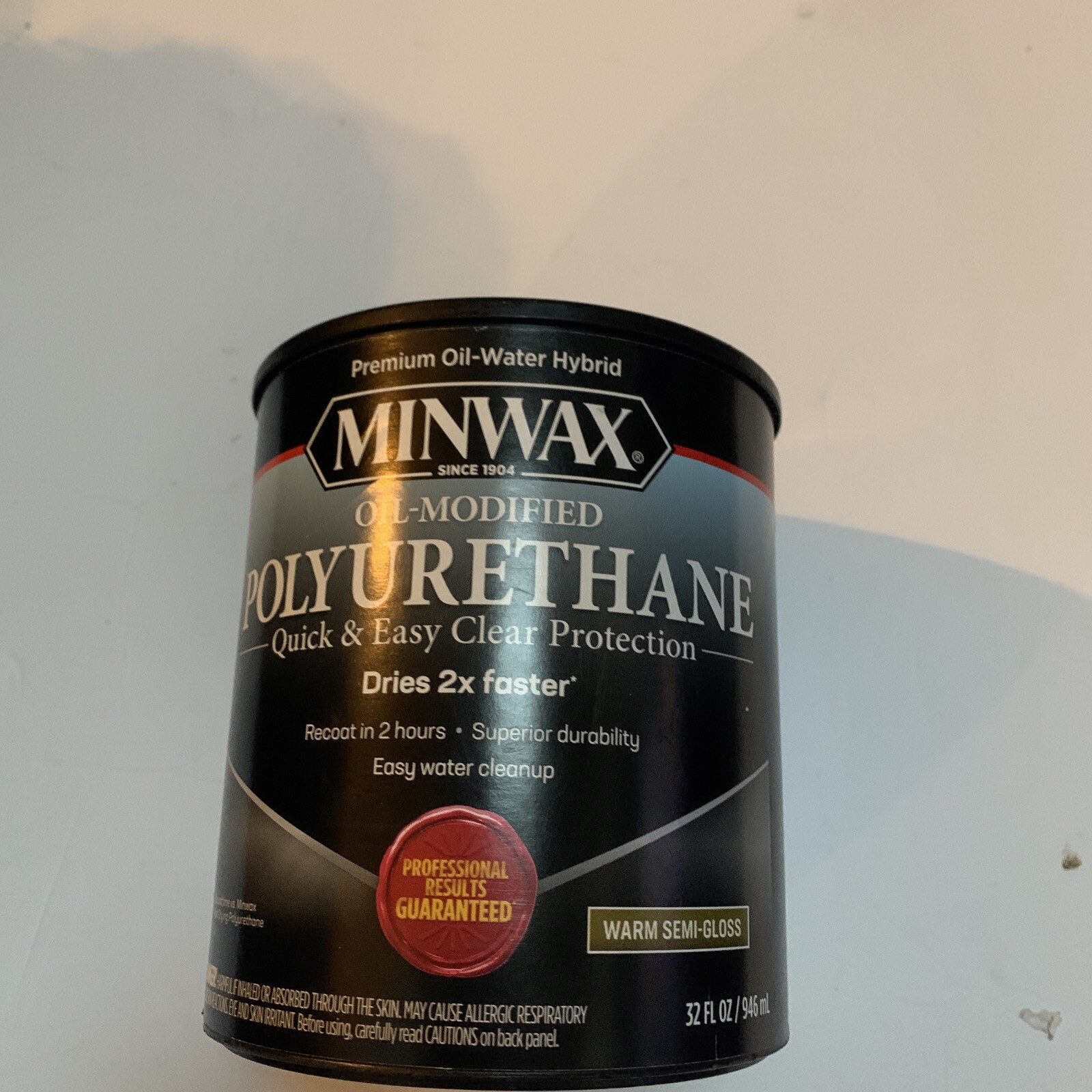 Minwax Water Based, Oil-Modified Polyurethane Protective Wood Finish, Clear S…