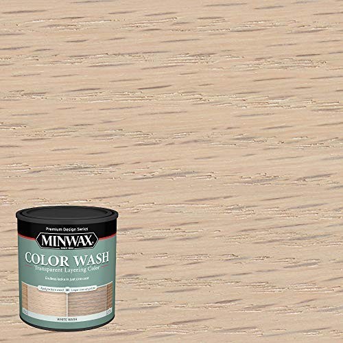 White Wash Pickling Stain – Transparent Layering Color, 1 Quart for Wood Finishi