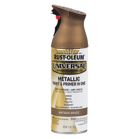 Rust-Oleum 260728 Spray Paint, Antique Brass, Metallic, 11 Oz