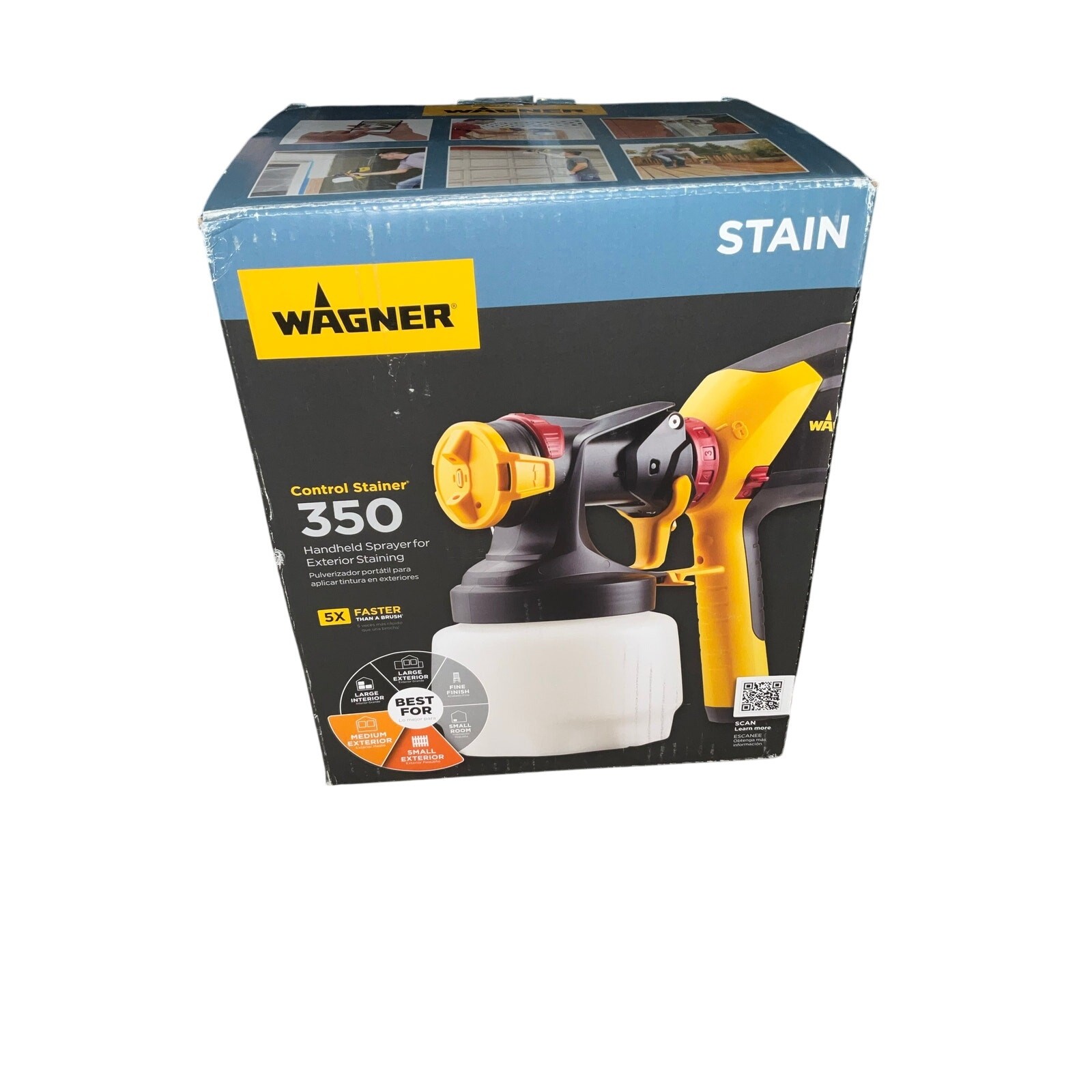 Wagner Control Stainer 350 Handheld Sprayer For Exterior Staining