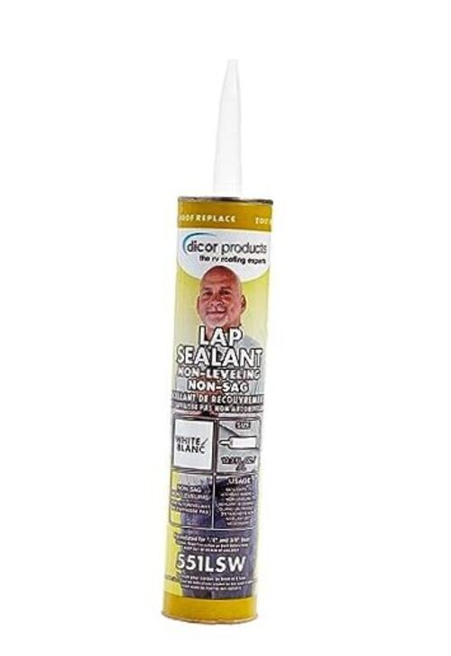 551LSW-1 HAPS-Free NON-Leveling Lap Sealant – 10.3 Oz, Non-Leveling White