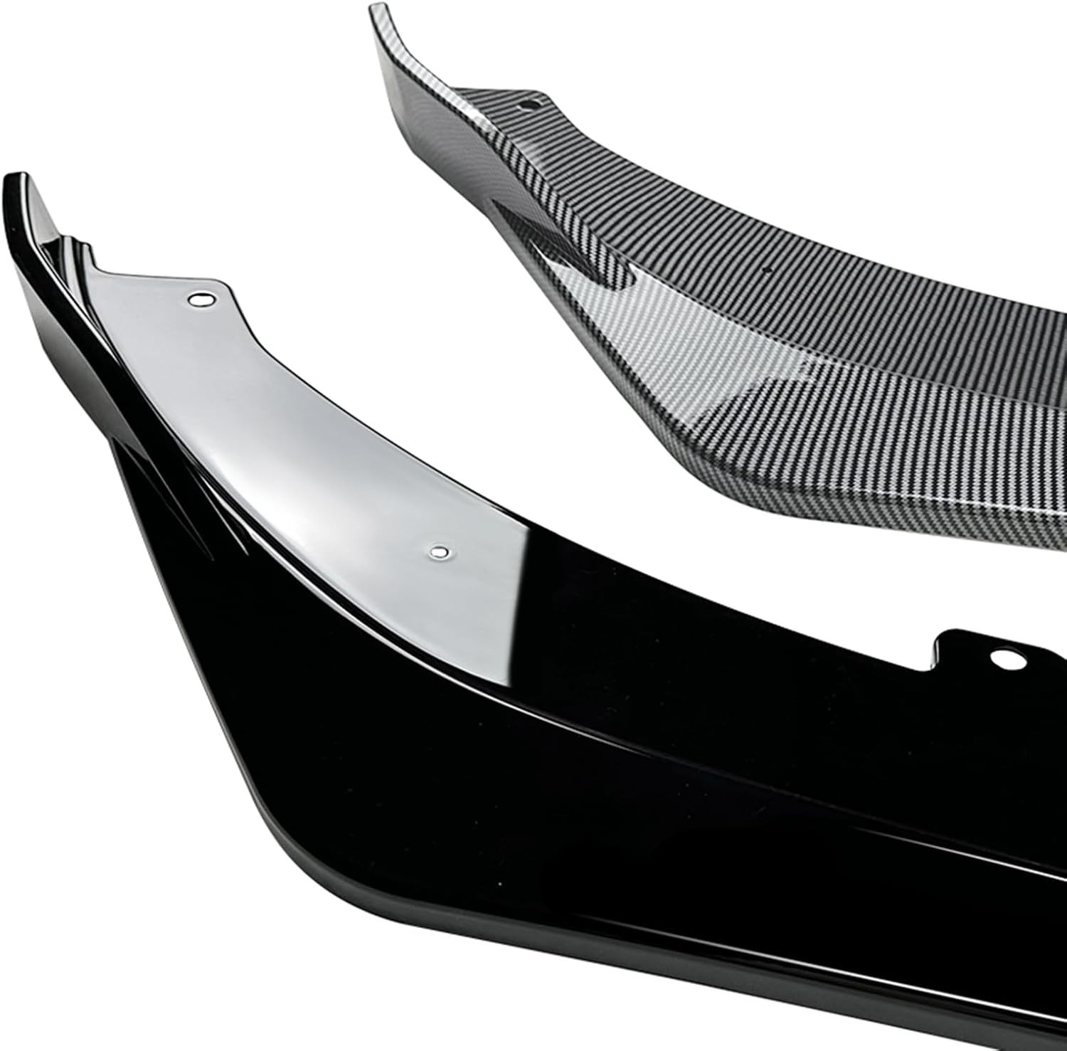 Car Front Spoiler Lip Kit Splitter for Kia Stinger GT 2018-2024 Black