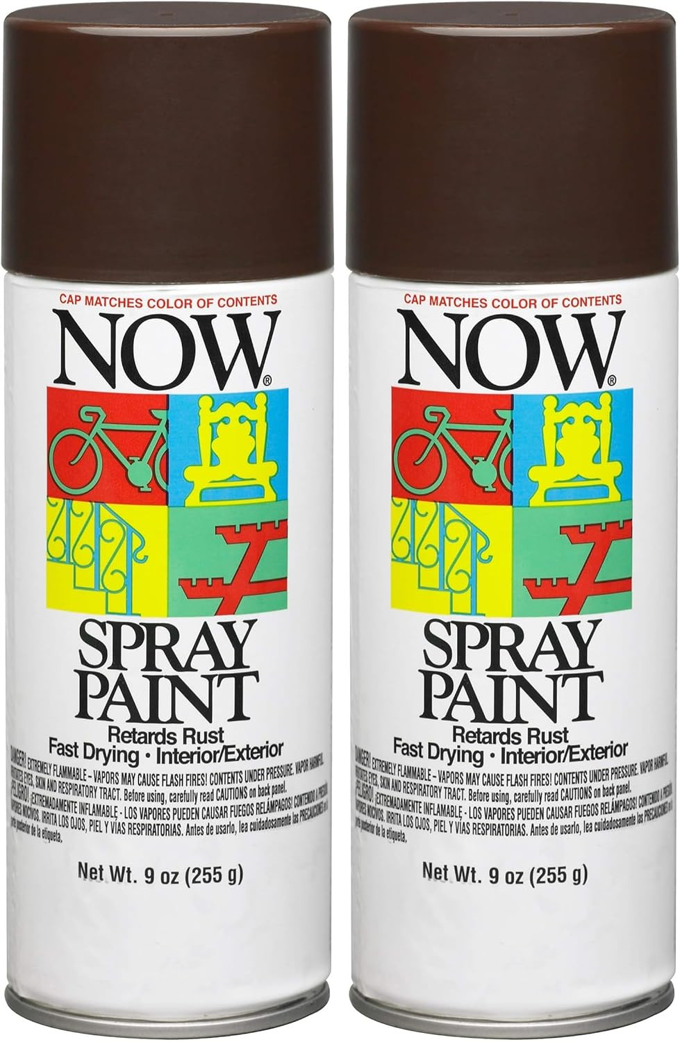 Spray Paint, 9-Ounce, Cocoa Brown | Pack of 2