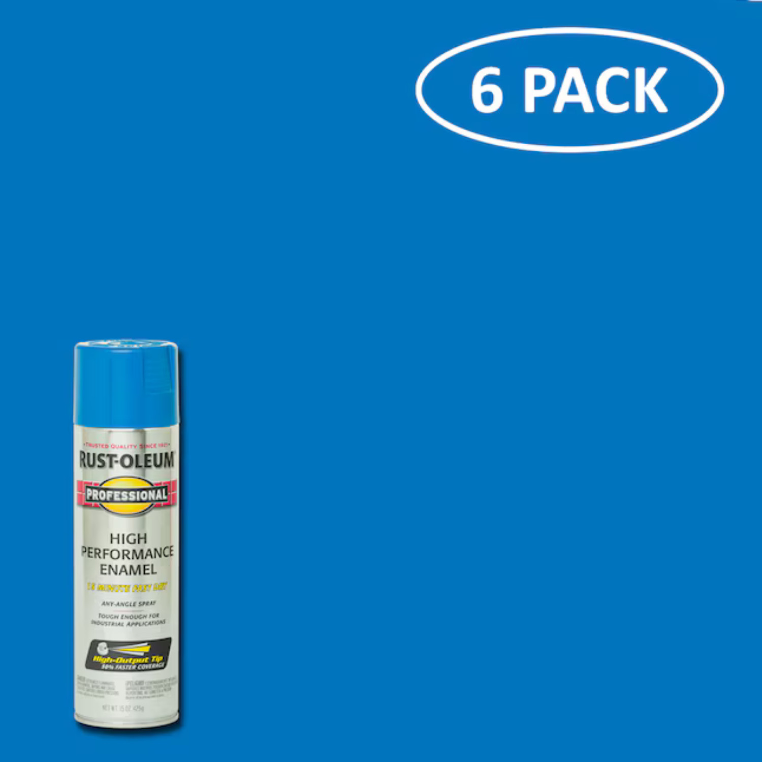(6 PK) MultiColor, Professional High Performance Gloss Enamel Spray Paint, 15 oz