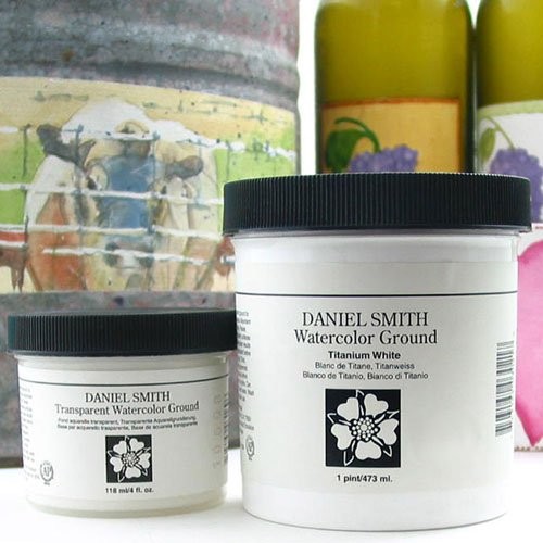 Daniel Smith Watercolor Ground 16Oz Jar Buff Titanium 284055003 1-Pint
