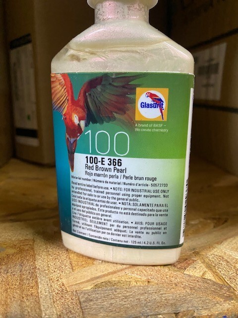 Glasurit 100-E-366, Red Brown Pearl, 0.5 L / 16.9 oz, EXP 06/15/2027