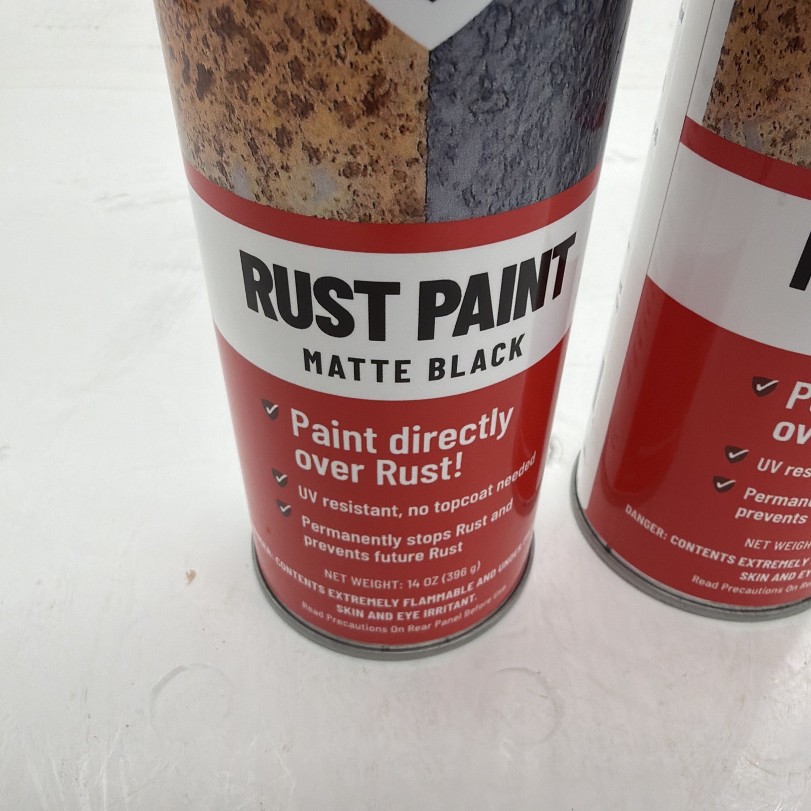 2 Pack AGS Company AOR-14 Rust Paint for Stopping Rust and Preventing Rust