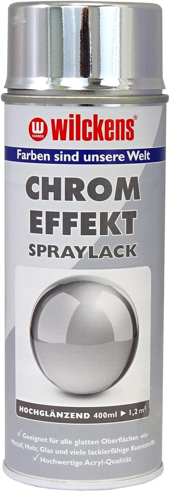 Wilckens Gold Leaf Effect Spray 400ml Glossy Acrylic Paint Exterior Interior